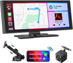 Monitor da Auto IPS 9.26con Carplay e Android Auto, Stereo e Telecamera